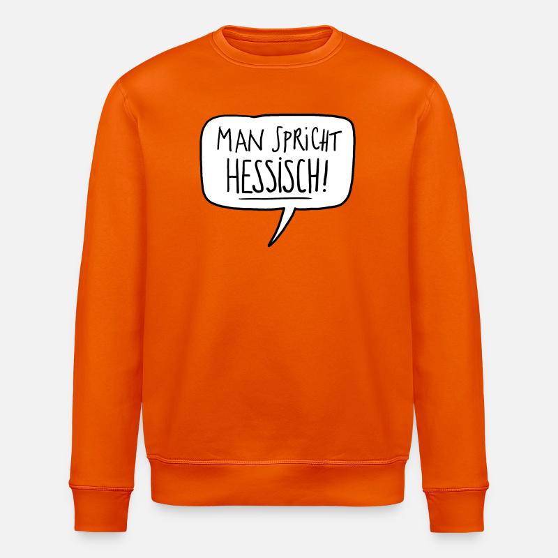 Hessisch - Stanley/Stella Unisex Bio-Sweatshirt ROLLER - Tieforange