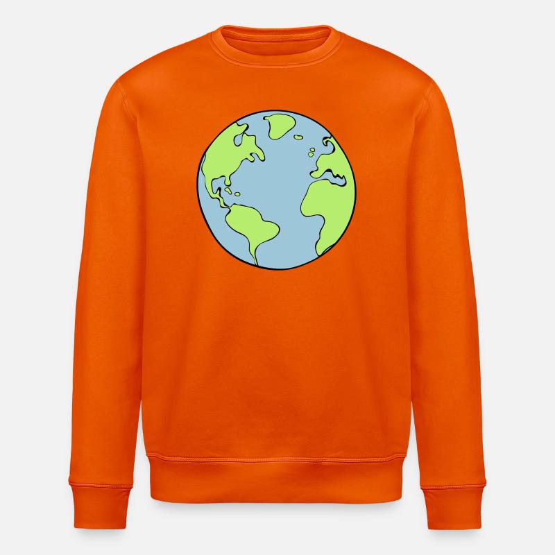 terre - Sweat bio ROLLER Stanley/Stella Unisexe - orange profond