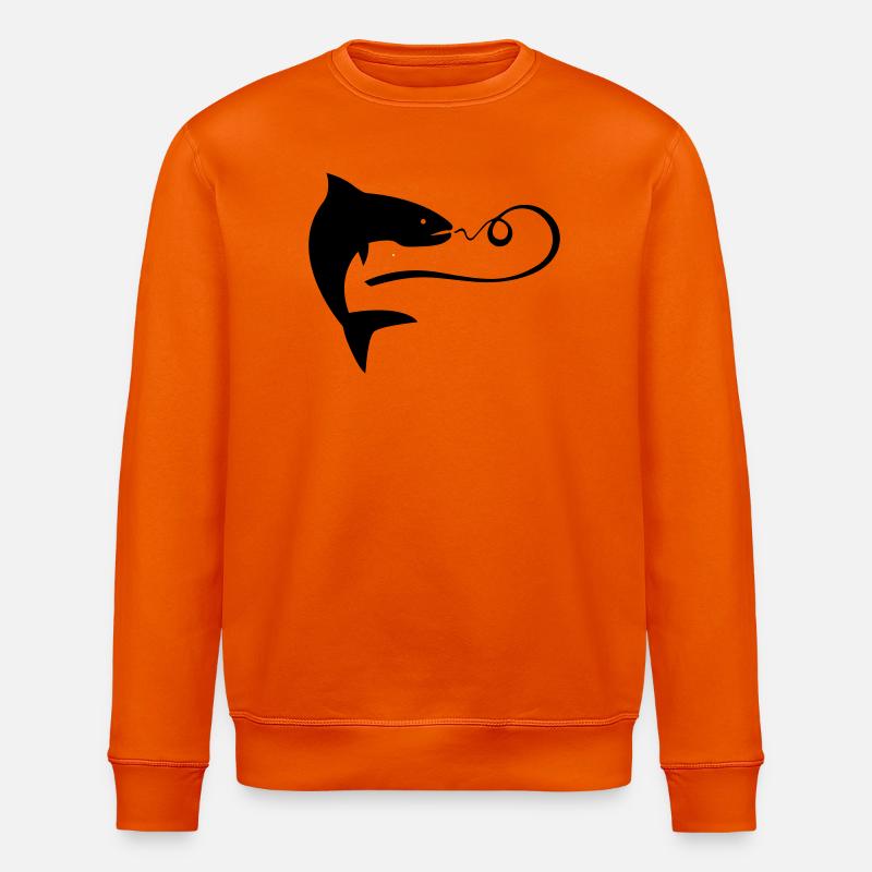 pêche - Sweat bio ROLLER Stanley/Stella Unisexe - orange profond