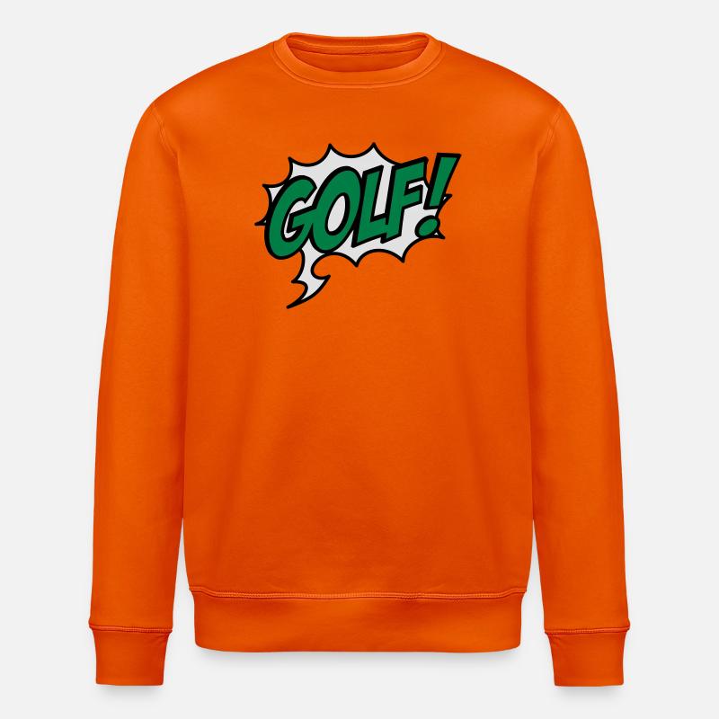 2541614 15928109 de golf - Sweat bio ROLLER Stanley/Stella Unisexe - orange profond