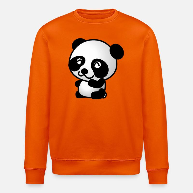 Panda - Stanley/Stella Unisex Bio-Sweatshirt ROLLER - Tieforange