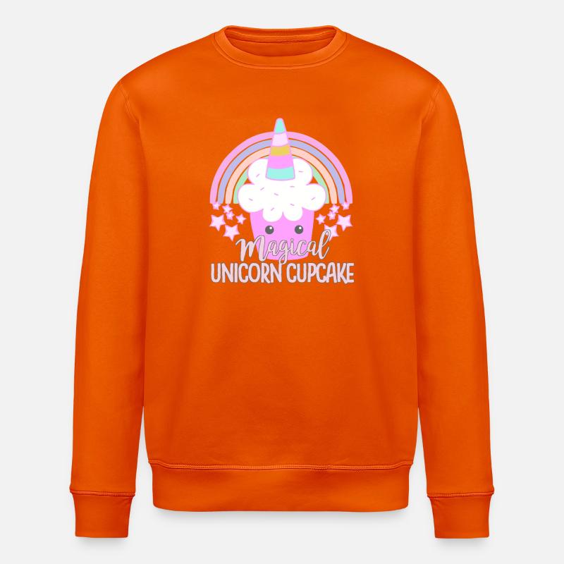 Cupcake licorne - Sweat bio ROLLER Stanley/Stella Unisexe - orange profond