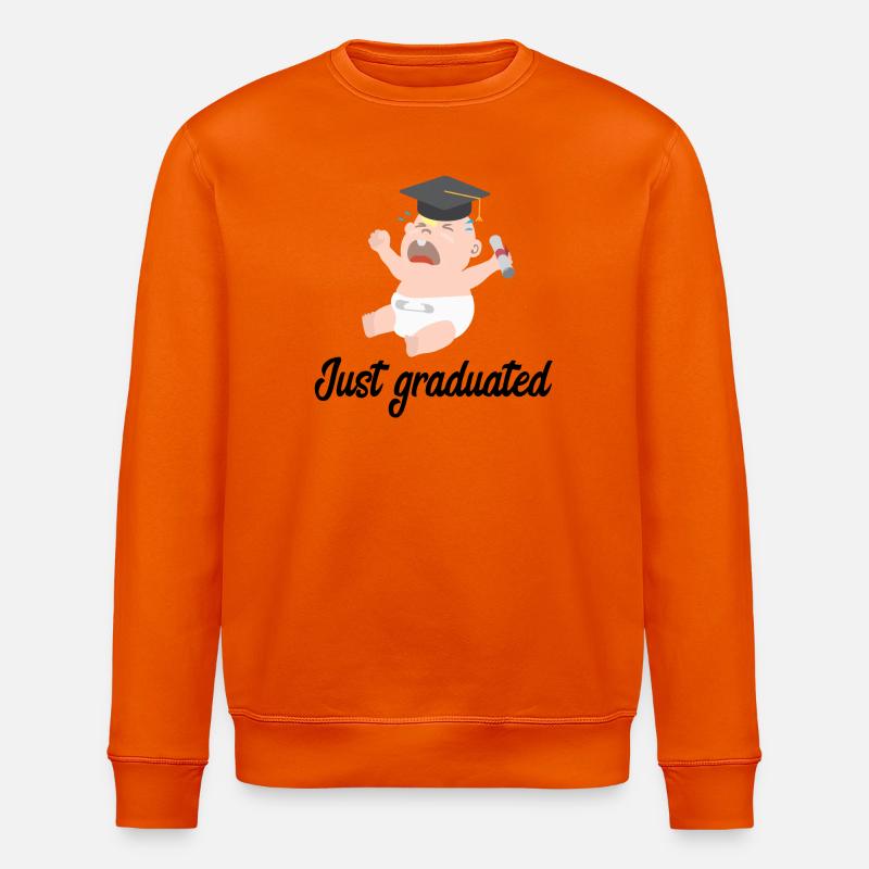 Just Graduated - Stanley/Stella Unisex Bio-Sweatshirt ROLLER - Tieforange
