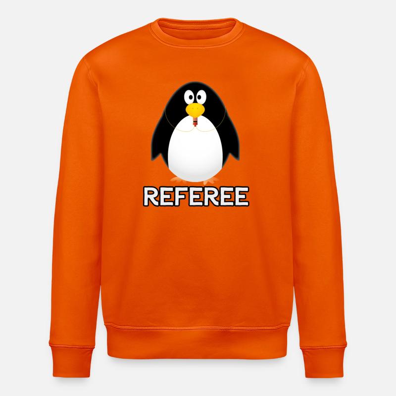 Referee - Schiedsrichter - Stanley/Stella Unisex Bio-Sweatshirt ROLLER - Tieforange
