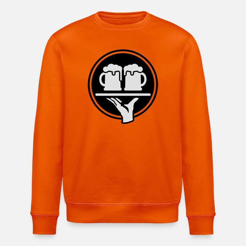 Bier Kellner - Stanley/Stella Unisex Bio-Sweatshirt ROLLER - Tieforange