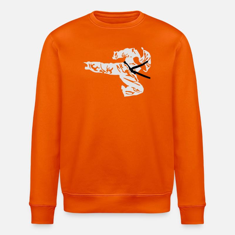 karate_2 - Sweat bio ROLLER Stanley/Stella Unisexe - orange profond