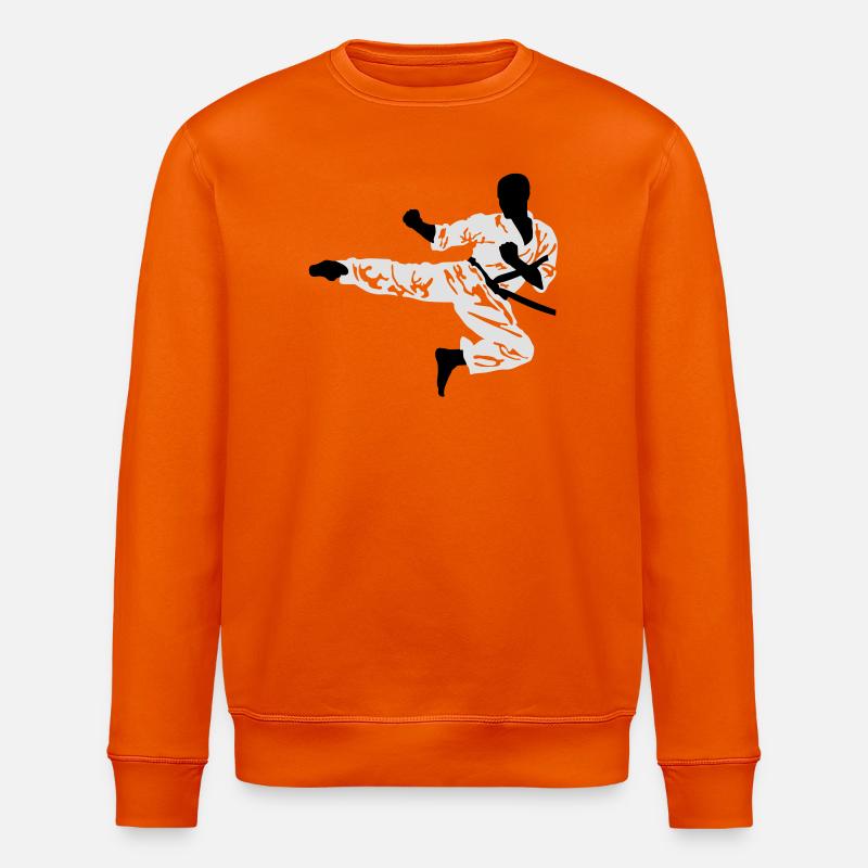 karate_3 - Sweat bio ROLLER Stanley/Stella Unisexe - orange profond