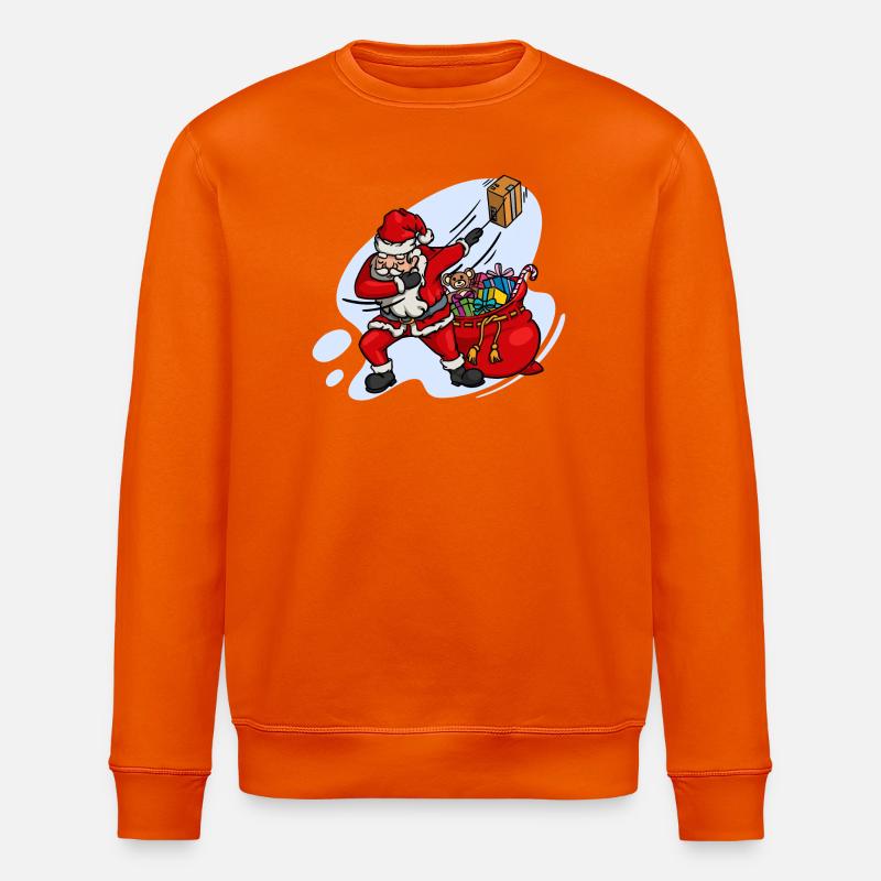 Doux Dab Dabbing Père Noël Noël - Sweat bio ROLLER Stanley/Stella Unisexe - orange profond