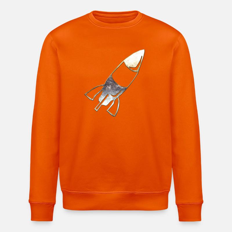 Rakete 15 - Stanley/Stella Unisex Bio-Sweatshirt ROLLER - Tieforange