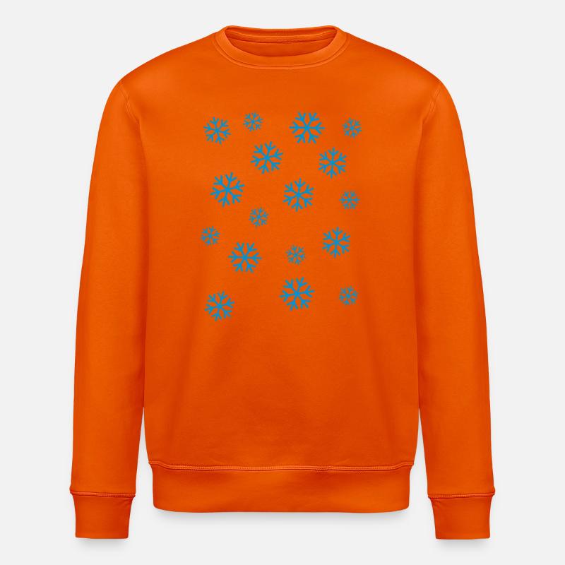 neige - Sweat bio ROLLER Stanley/Stella Unisexe - orange profond