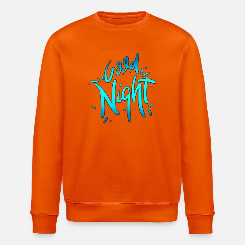 Good Night - Stanley/Stella Unisex Bio-Sweatshirt ROLLER - Tieforange