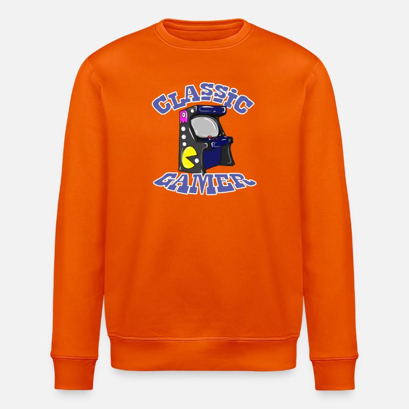 Game Zocken Geschenk - Stanley/Stella Unisex Bio-Sweatshirt ROLLER - Tieforange