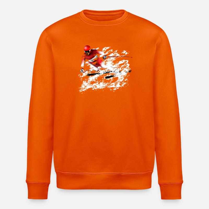 Ski Slalom - Stanley/Stella Unisex Bio-Sweatshirt ROLLER - Tieforange