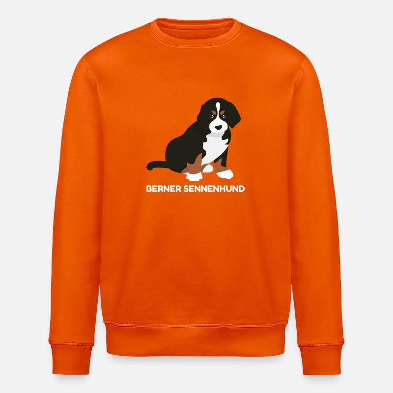 Chiot bernois - Sweat bio ROLLER Stanley/Stella Unisexe - orange profond