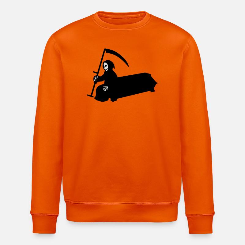 sarg sense halloween - Stanley/Stella Unisex Bio-Sweatshirt ROLLER - Tieforange