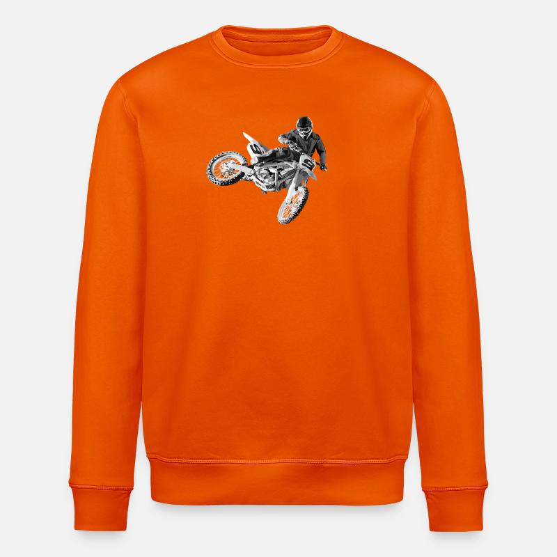 motocross - Stanley/Stella Unisex Bio-Sweatshirt ROLLER - Tieforange