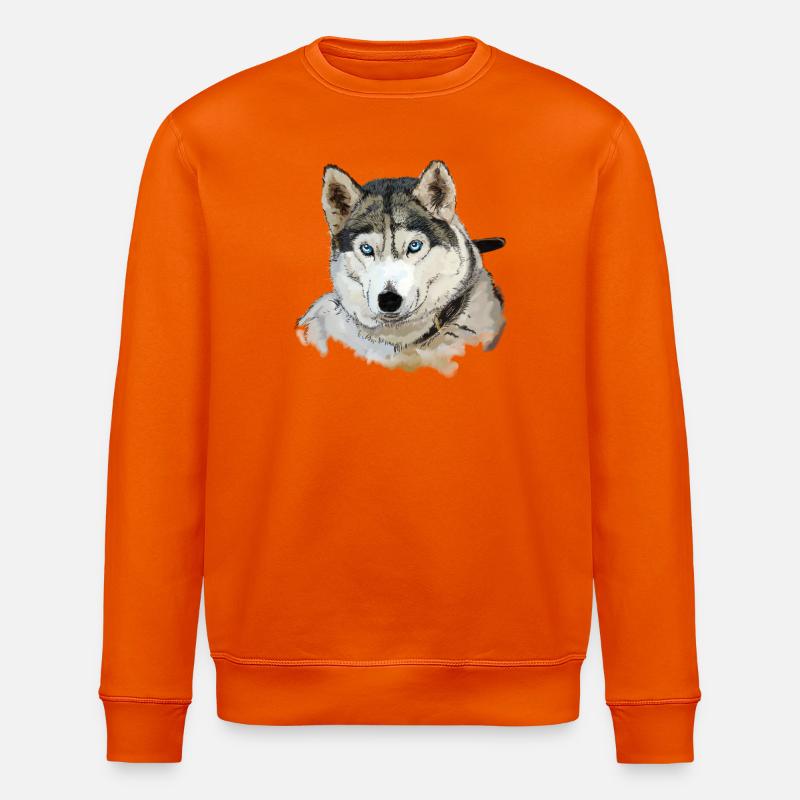 Husky - Stanley/Stella Unisex Bio-Sweatshirt ROLLER - Tieforange