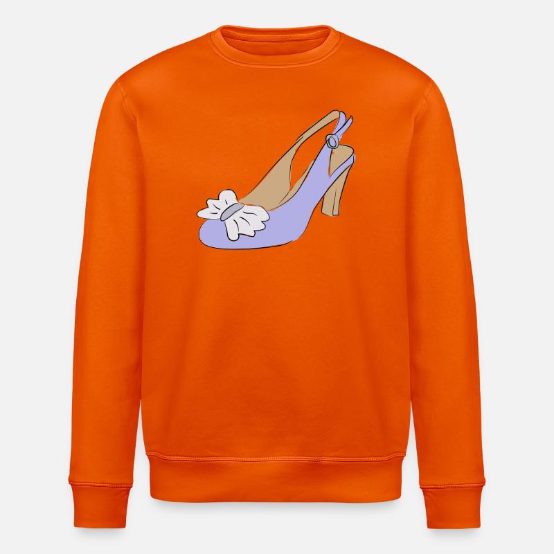 Damenschuh Schuh Mode - Stanley/Stella Unisex Bio-Sweatshirt ROLLER - Tieforange