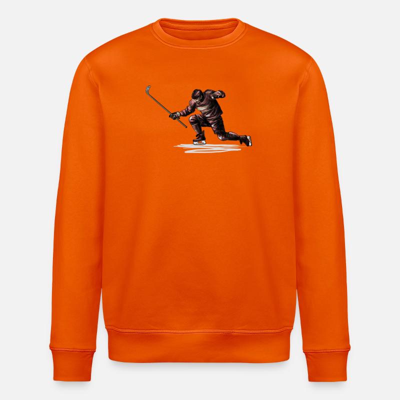 Eishockey - Stanley/Stella Unisex Bio-Sweatshirt ROLLER - Tieforange