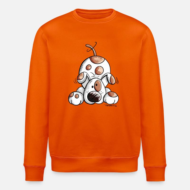 Funny Chien - Chiens - Comique - Sweat bio ROLLER Stanley/Stella Unisexe - orange profond