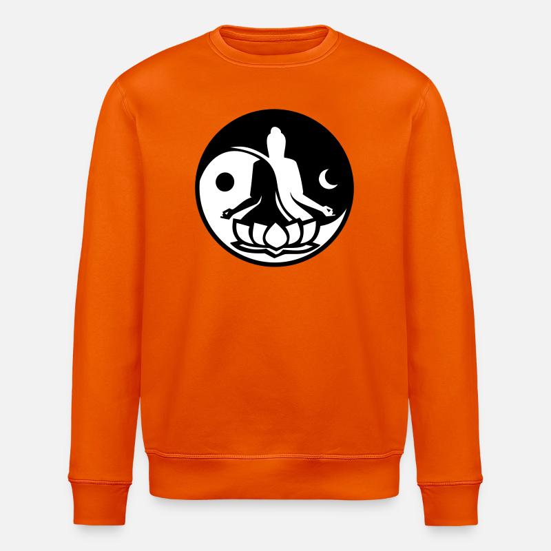 Yin und Yang - Stanley/Stella Unisex Bio-Sweatshirt ROLLER - Tieforange