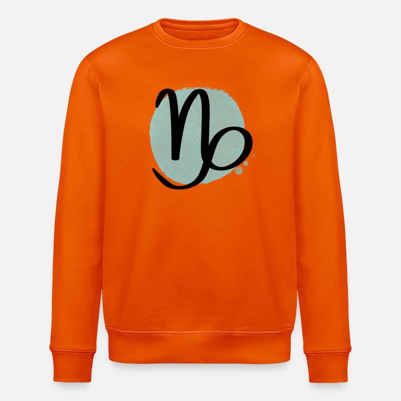 Sternzeichen Steinbock - Stanley/Stella Unisex Bio-Sweatshirt ROLLER - Tieforange