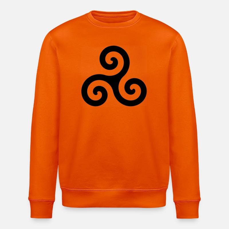 Triskell - Stanley/Stella Unisex Bio-Sweatshirt ROLLER - Tieforange