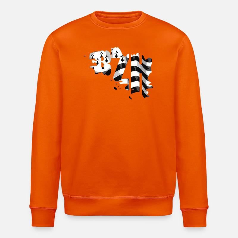 BZH - Stanley/Stella Unisex Bio-Sweatshirt ROLLER - Tieforange