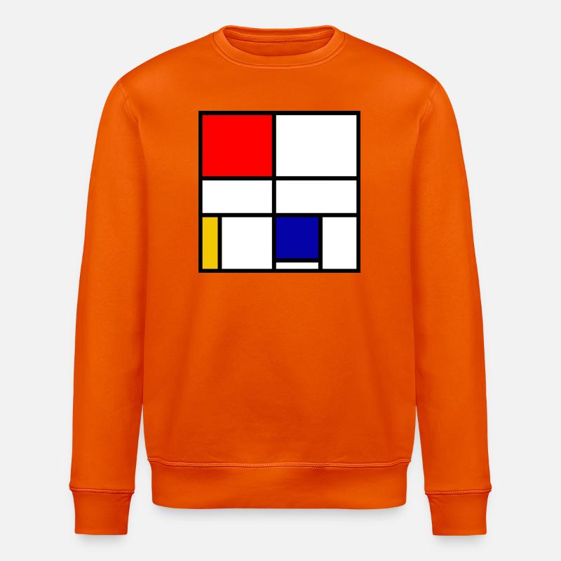 Mondrian 3 - Sweat bio ROLLER Stanley/Stella Unisexe - orange profond