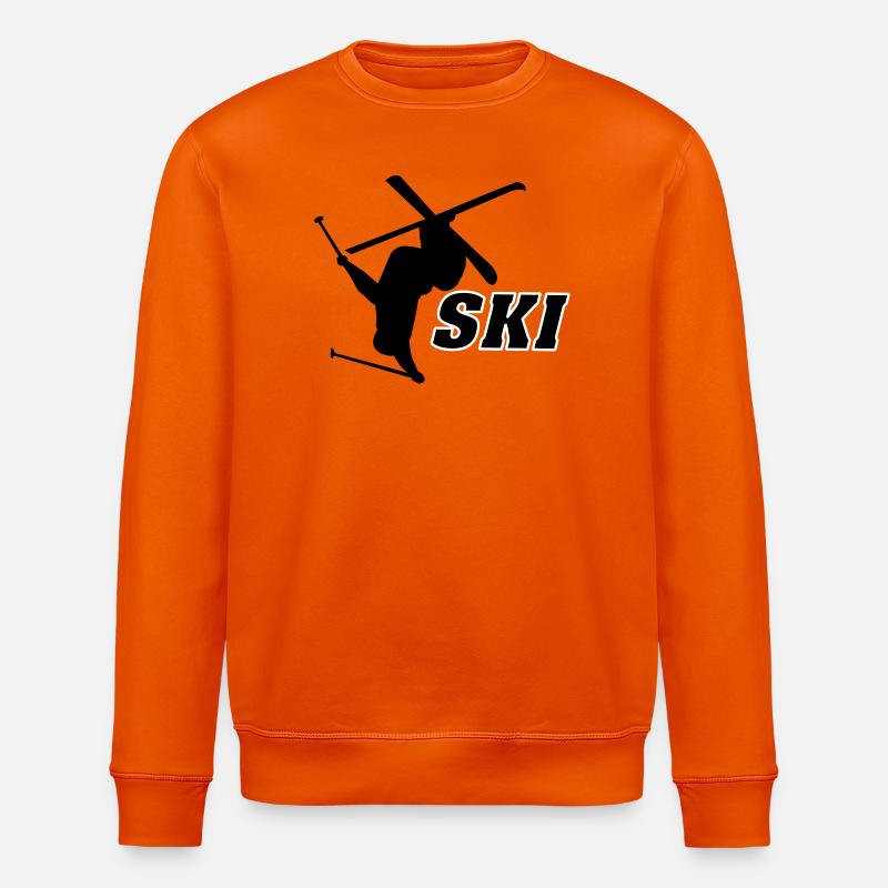 Ski - Sweat bio ROLLER Stanley/Stella Unisexe - orange profond