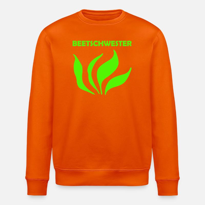 Beetschwester - Stanley/Stella Unisex Bio-Sweatshirt ROLLER - Tieforange