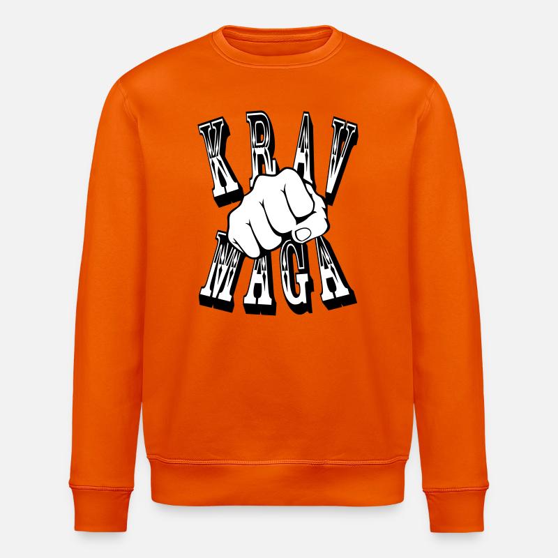 Coup de poing Krav Maga - Sweat bio ROLLER Stanley/Stella Unisexe - orange profond