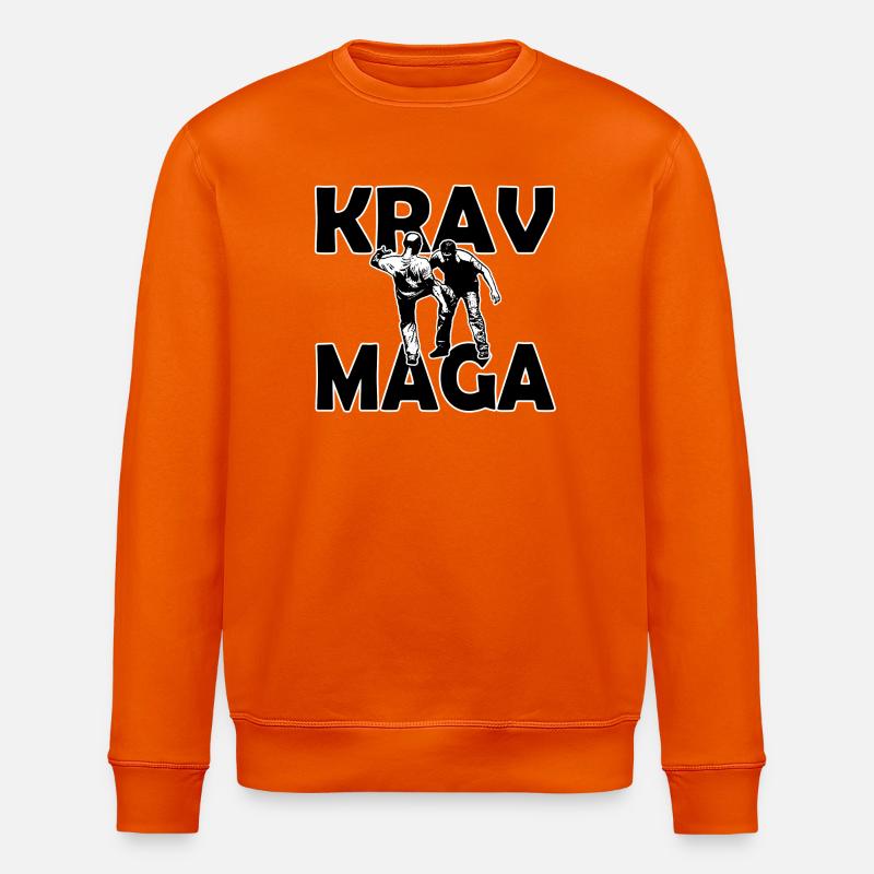 Krav Maga - Stanley/Stella Unisex Bio-Sweatshirt ROLLER - Tieforange
