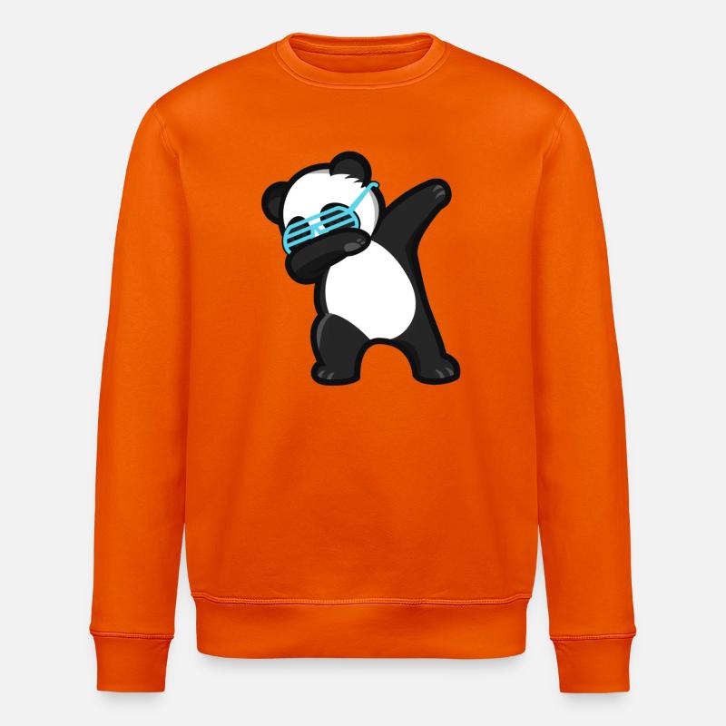 Dabbing Panda Pandabär - Sweat bio ROLLER Stanley/Stella Unisexe - orange profond