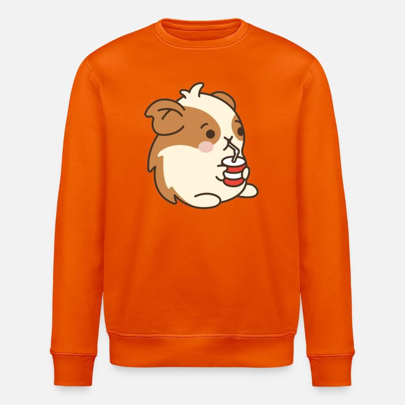 Hamster - Sweat bio ROLLER Stanley/Stella Unisexe - orange profond