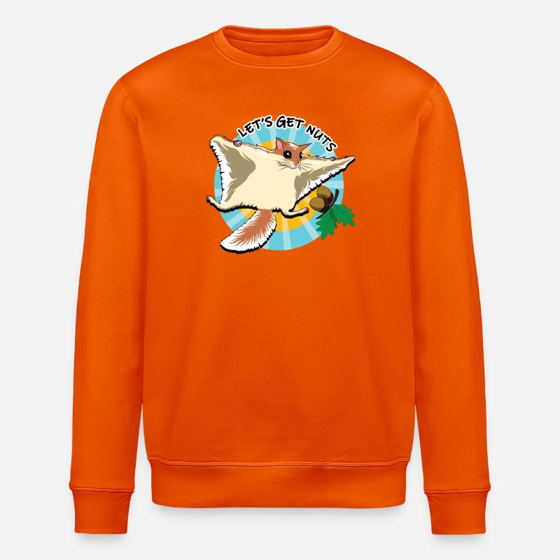 Écureuil volant - Let's Get Nuts - Sweat bio ROLLER Stanley/Stella Unisexe - orange profond