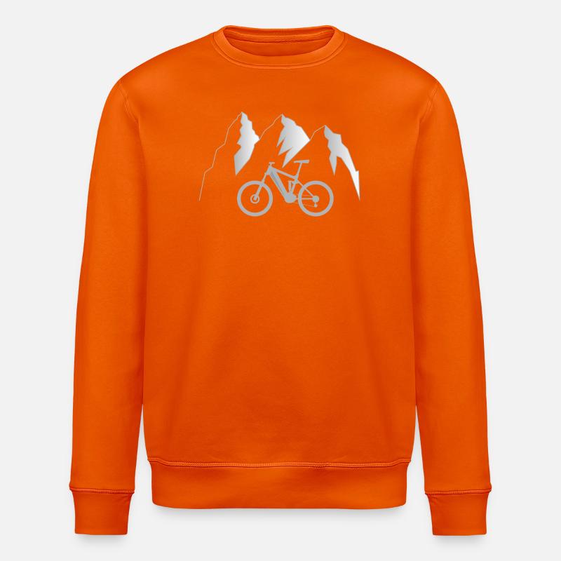 e VTT, Sentier alpin - Sweat bio ROLLER Stanley/Stella Unisexe - orange profond