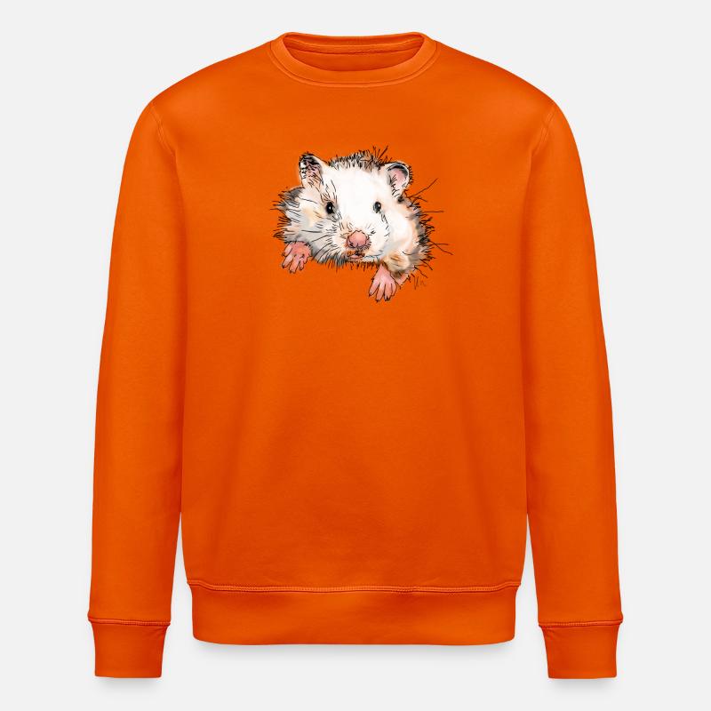 Hamster - Stanley/Stella Unisex Bio-Sweatshirt ROLLER - Tieforange