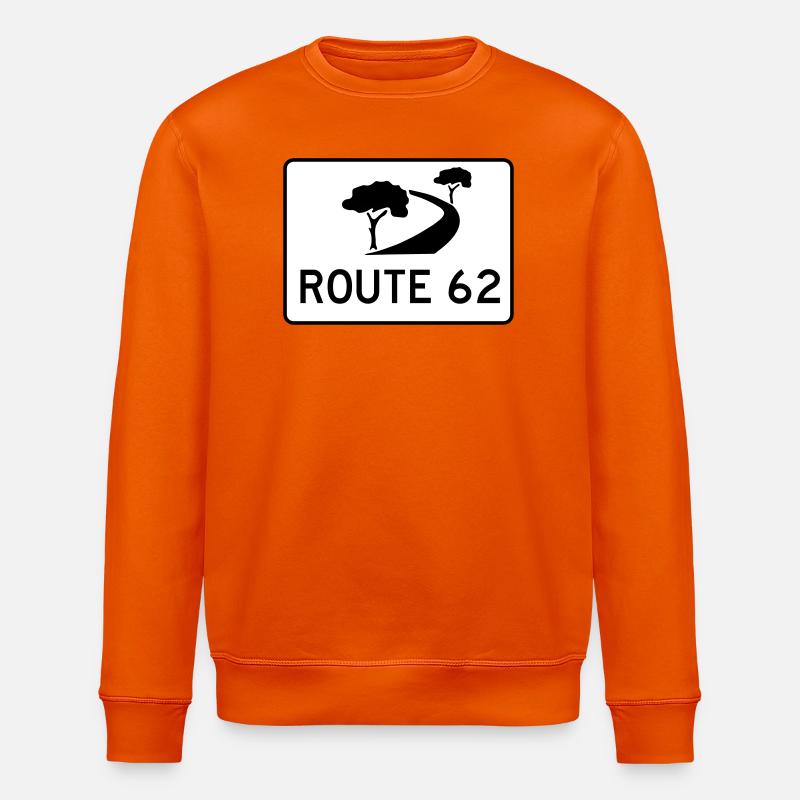 route des jardins - Sweat bio ROLLER Stanley/Stella Unisexe - orange profond