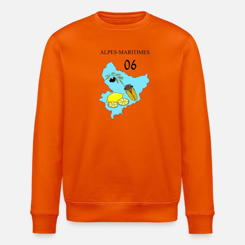 Seealpen - Stanley/Stella Unisex Bio-Sweatshirt ROLLER - Tieforange