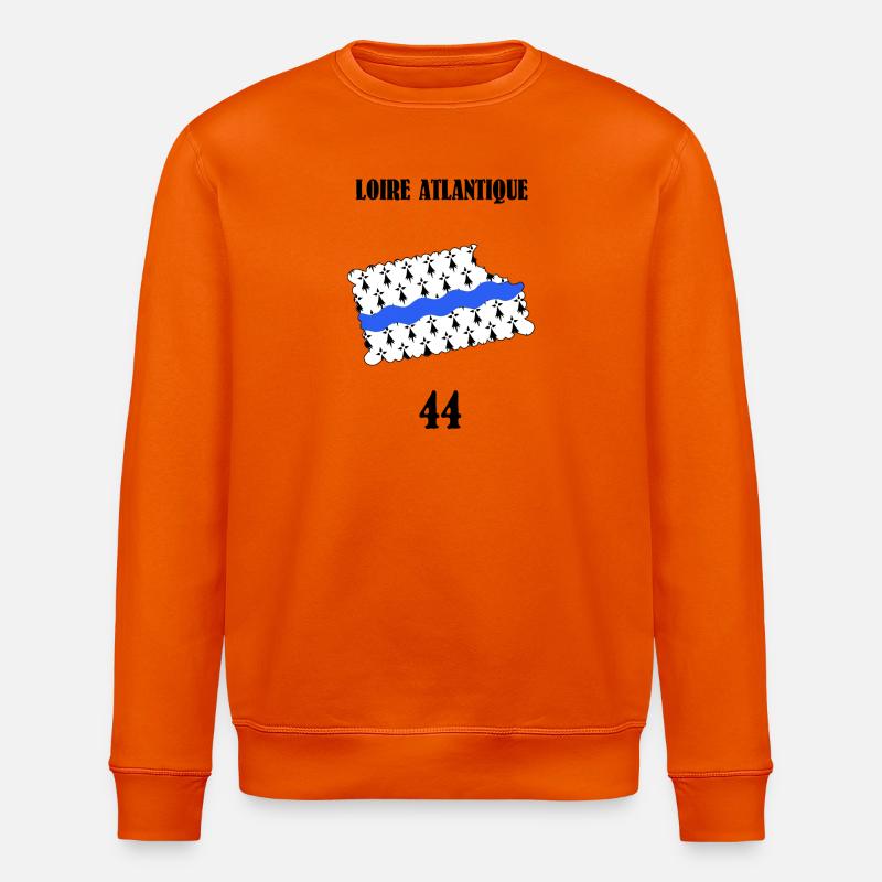 Atlantik Loire - Stanley/Stella Unisex Bio-Sweatshirt ROLLER - Tieforange