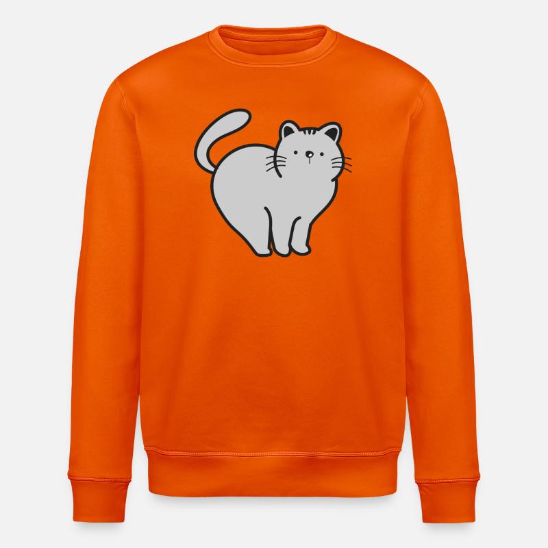 Chats Chats - Sweat bio ROLLER Stanley/Stella Unisexe - orange profond