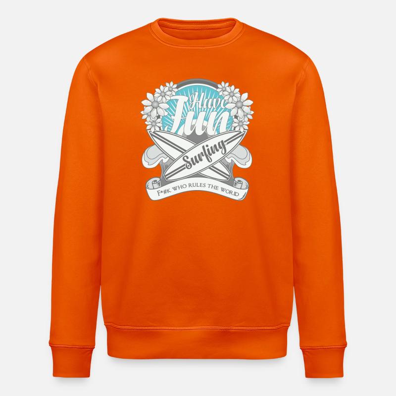 SURFEN, SURFEN - Stanley/Stella Unisex Bio-Sweatshirt ROLLER - Tieforange