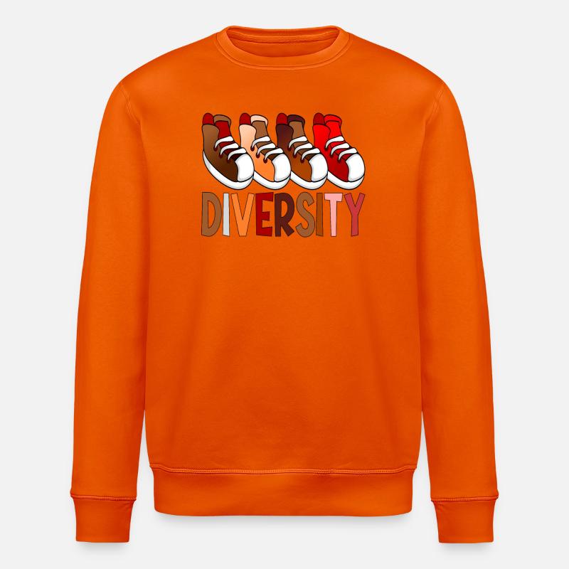 Diversity Sneakers - Sport - Stanley/Stella Unisex Bio-Sweatshirt ROLLER - Tieforange
