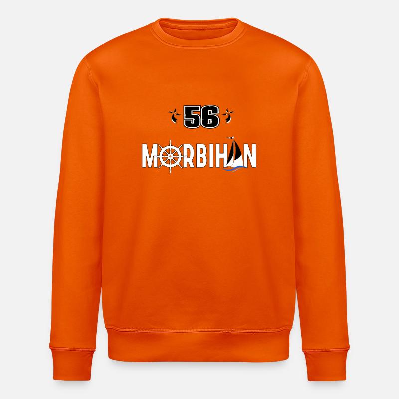 Morbihan - Sweat bio ROLLER Stanley/Stella Unisexe - orange profond