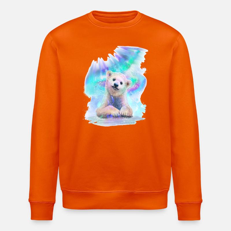 Eisbär - Stanley/Stella Unisex Bio-Sweatshirt ROLLER - Tieforange