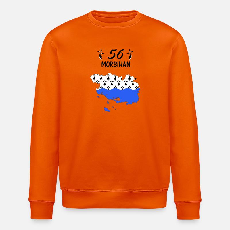 Morbihan - Stanley/Stella Unisex Bio-Sweatshirt ROLLER - Tieforange