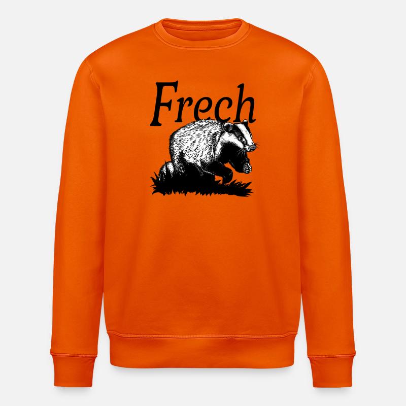 Frechdachs - Stanley/Stella Unisex Bio-Sweatshirt ROLLER - Tieforange