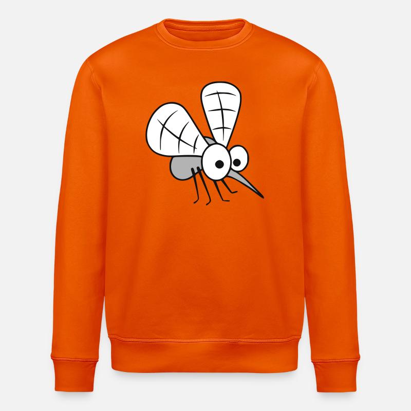 Mücke - Stanley/Stella Unisex Bio-Sweatshirt ROLLER - Tieforange
