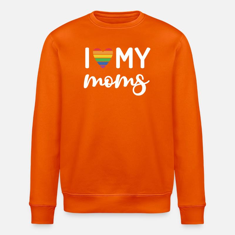 J’aime mes mamans - Sweat bio ROLLER Stanley/Stella Unisexe - orange profond